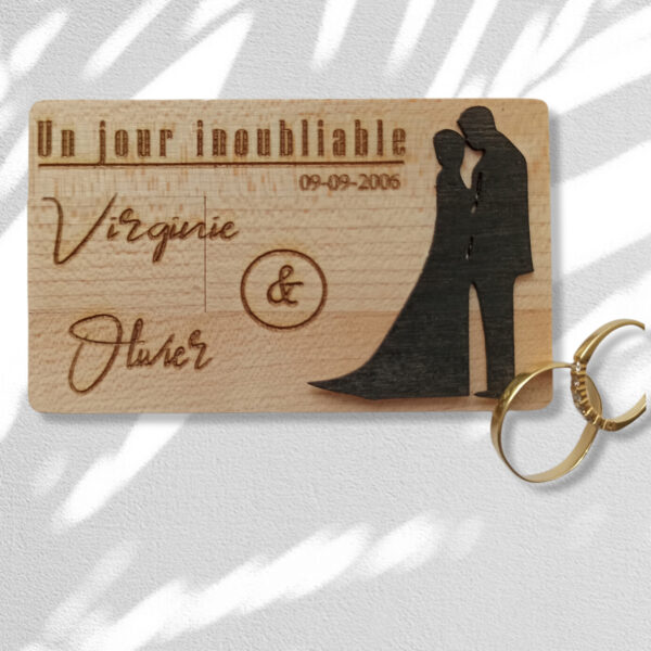 carte usb les mariés